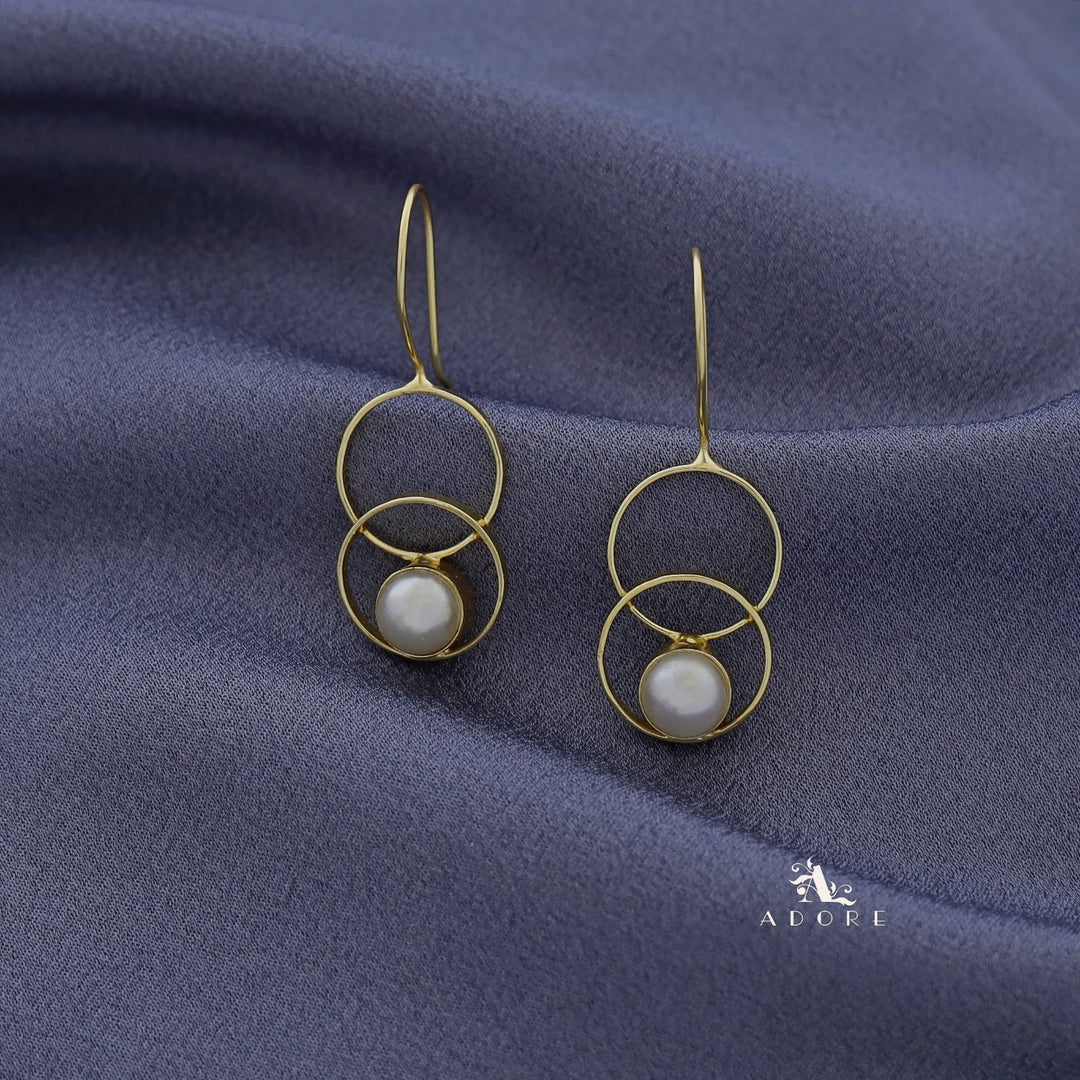 Golden Tri Round Glossy Drop