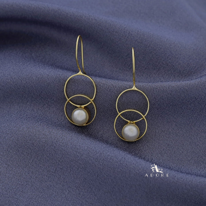 Golden Tri Round Glossy Drop