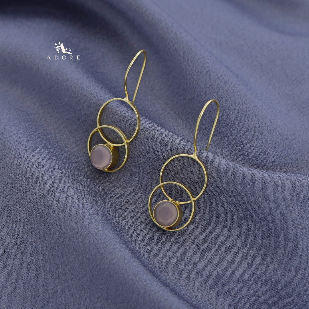 Golden Tri Round Glossy Drop