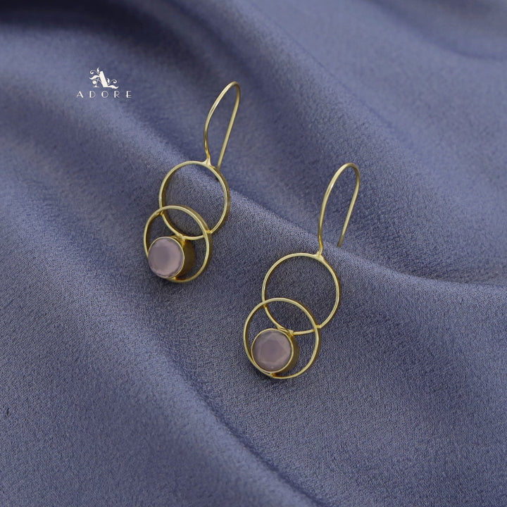 Golden Tri Round Glossy Drop