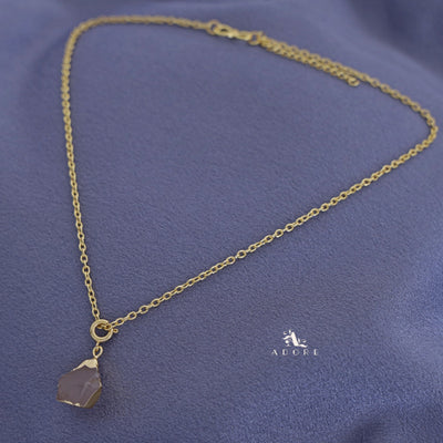 Golden Merrill Raw Stone Neckpiece