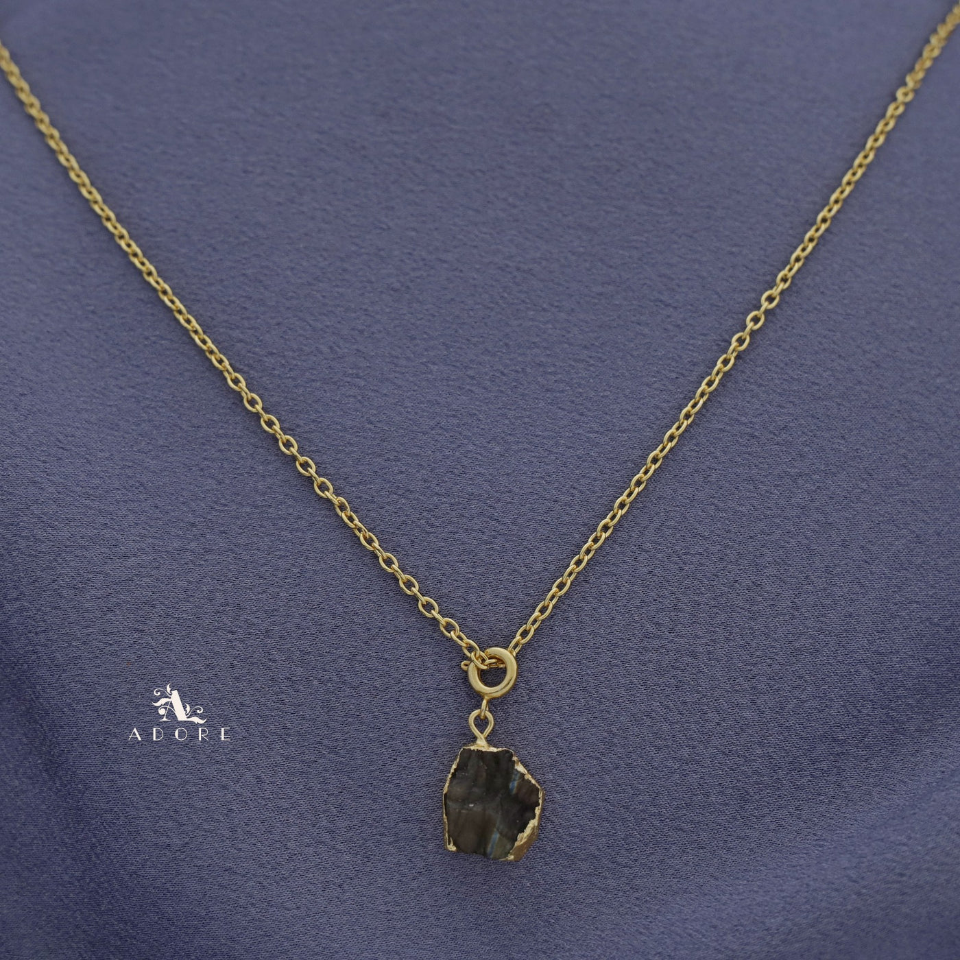 Golden Merrill Raw Stone Neckpiece