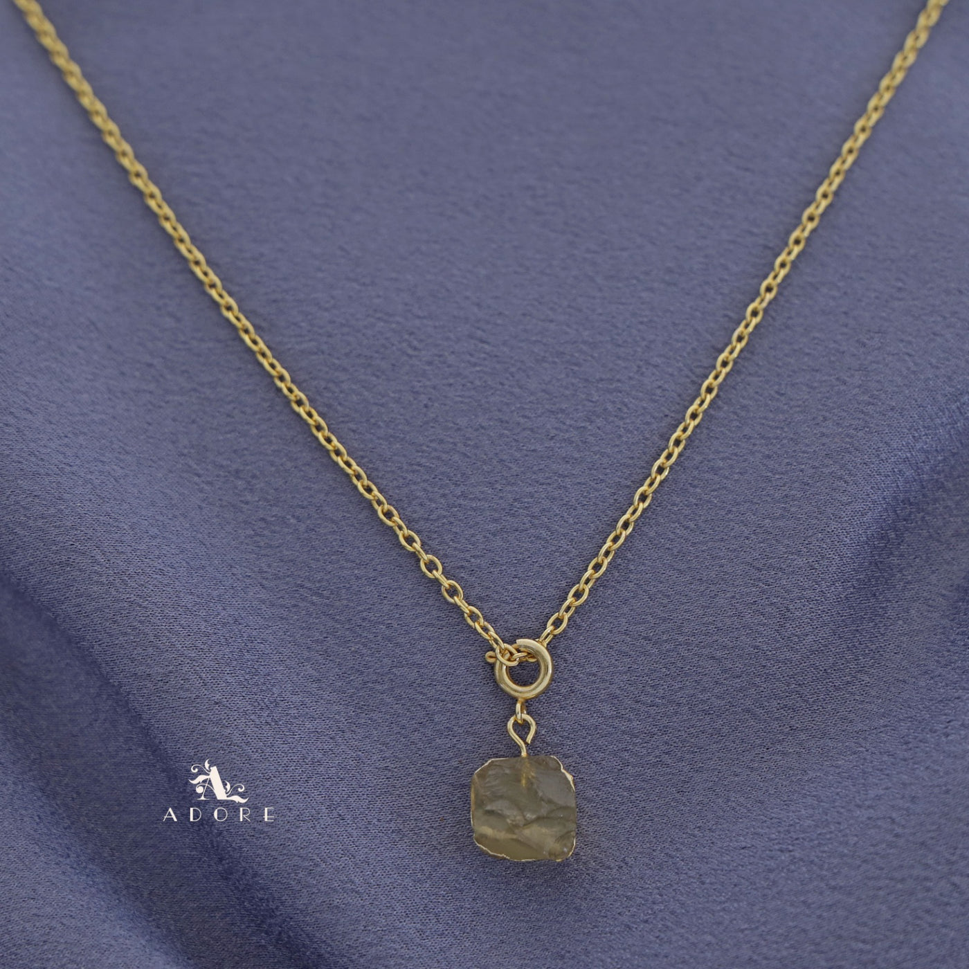 Golden Merrill Raw Stone Neckpiece