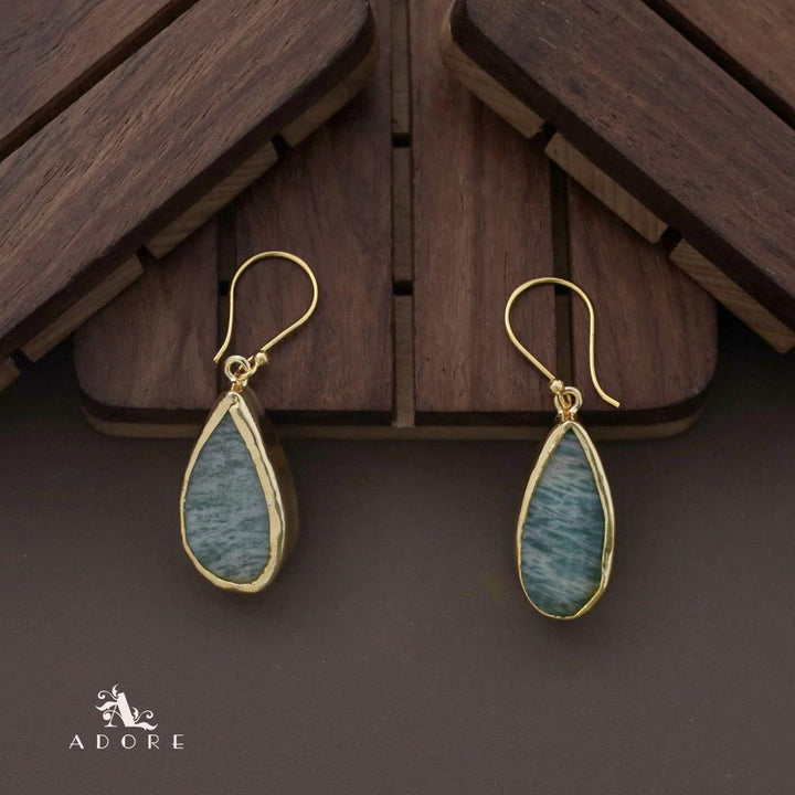 Janitha Raw Stone Neckpiece With Drop Earring