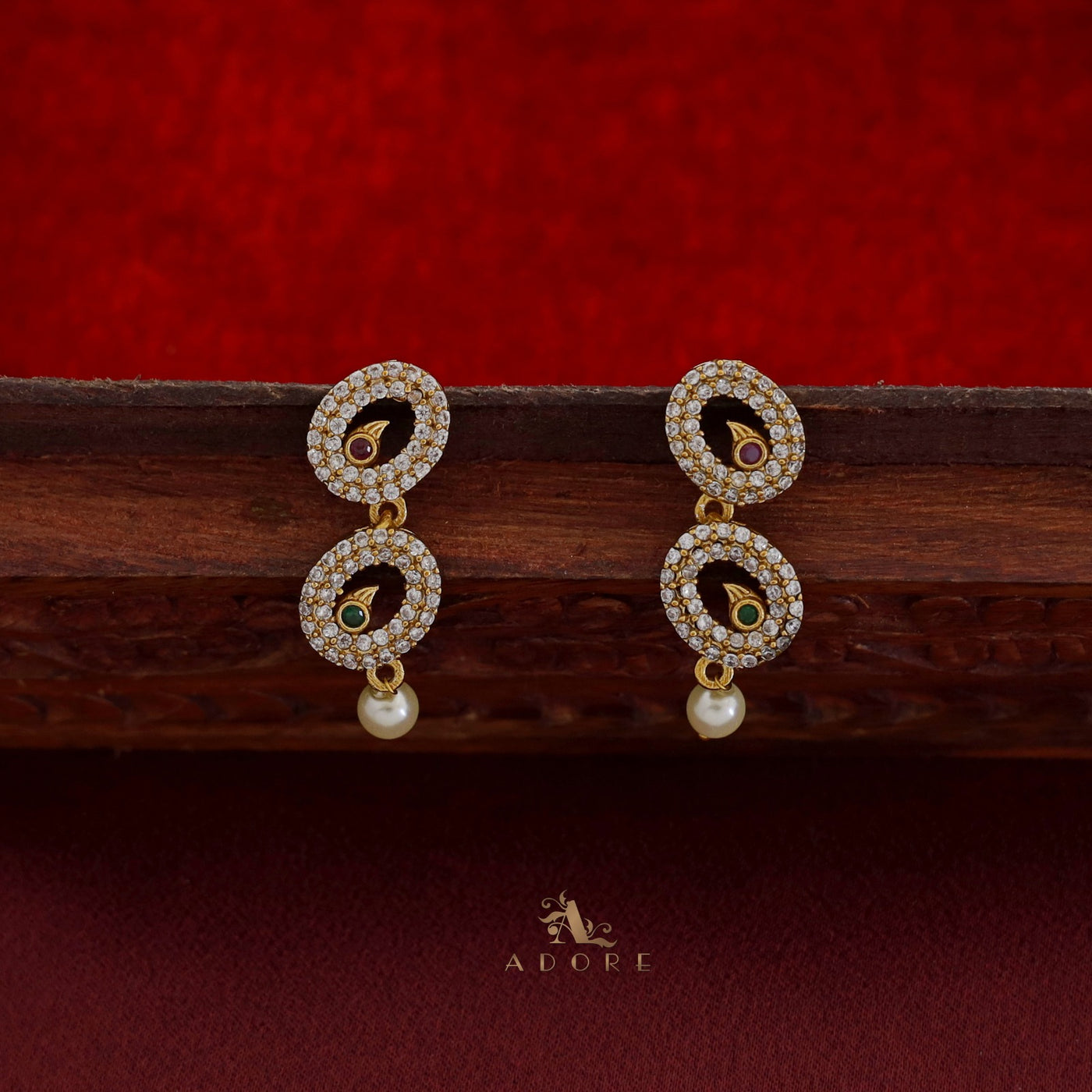 Sargam Short Neckpiece With Earring