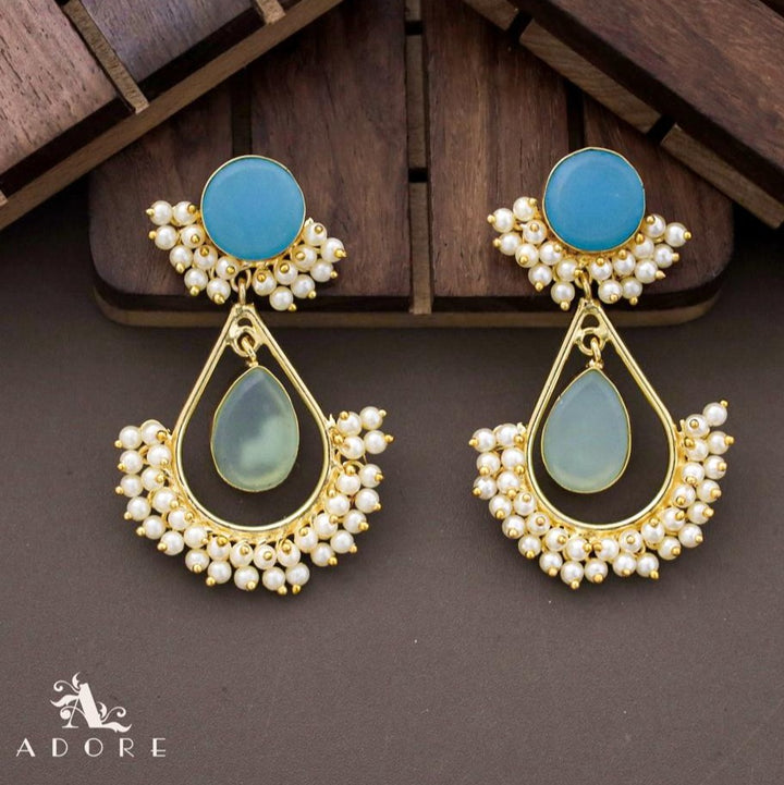 Adore - Raw Stone Angelic Earrings (Colour Options)