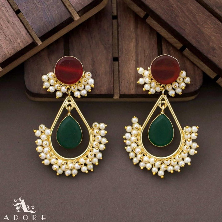 Adore - Raw Stone Angelic Earrings (Colour Options)
