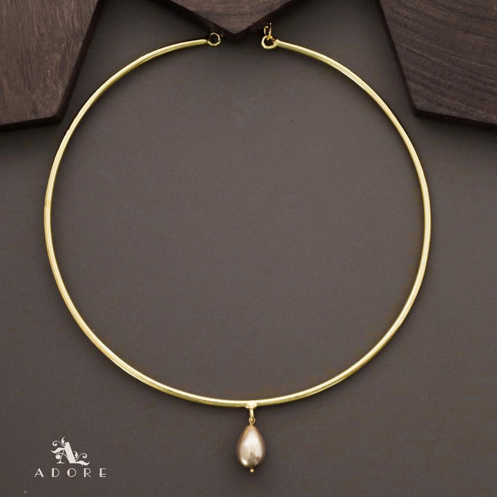 Golden Spiro Neck Cuff