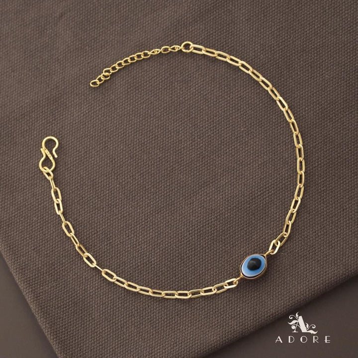 Evil Eye Golden Anklet