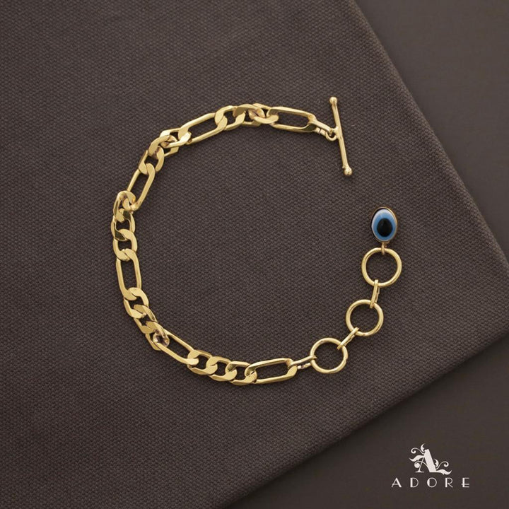 Evil Eye Golden Unisex Bracelet