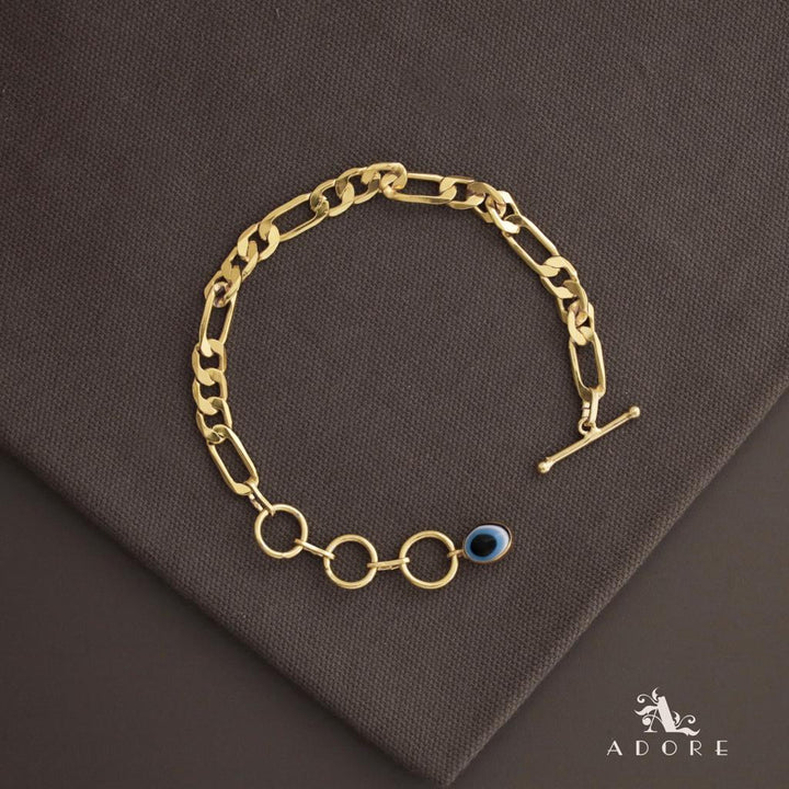 Evil Eye Golden Unisex Bracelet