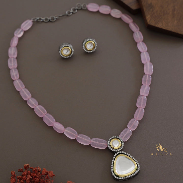 Lavanika  kundan Neckpiece With Stud