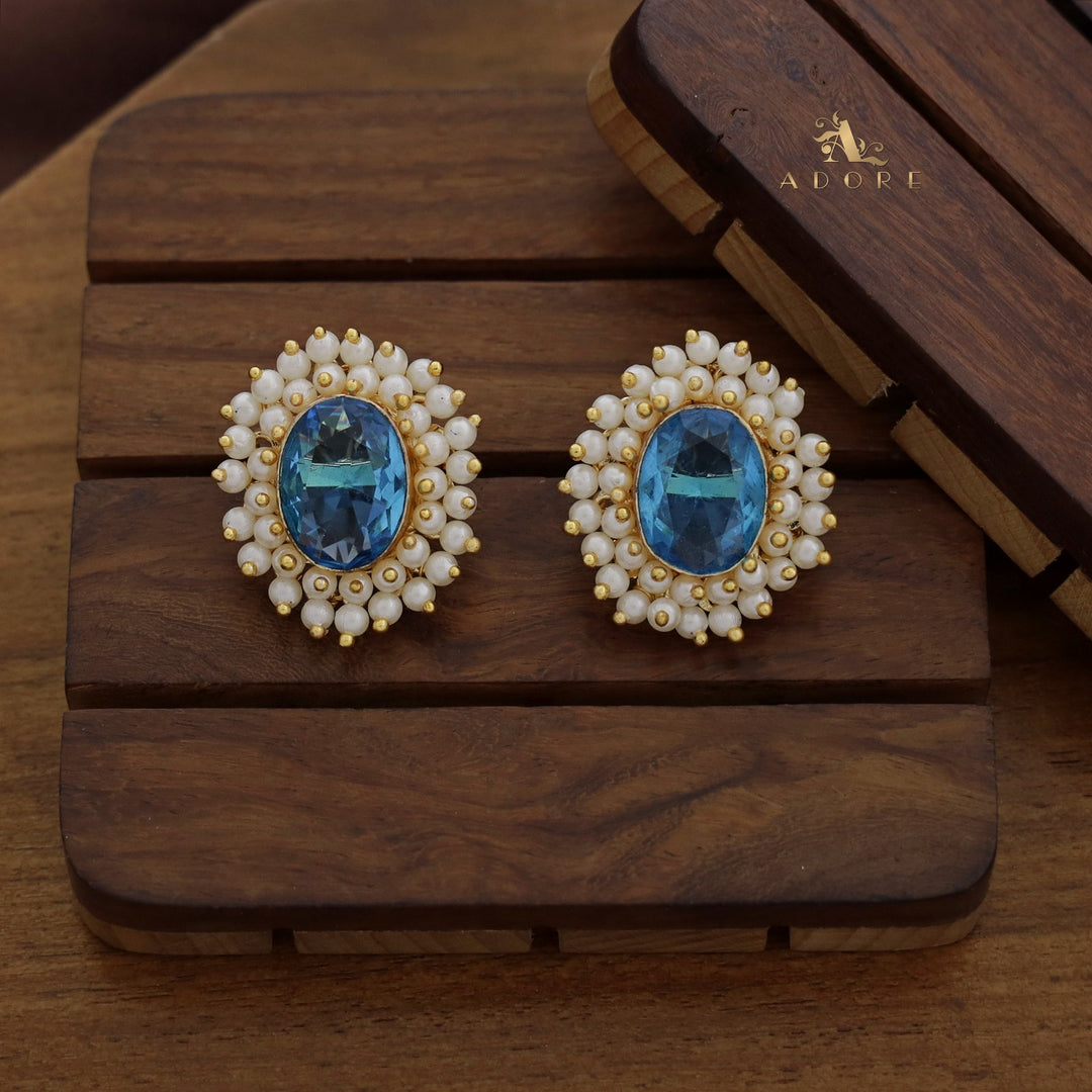 Glossy Halina Pearl Bracelet With Earring