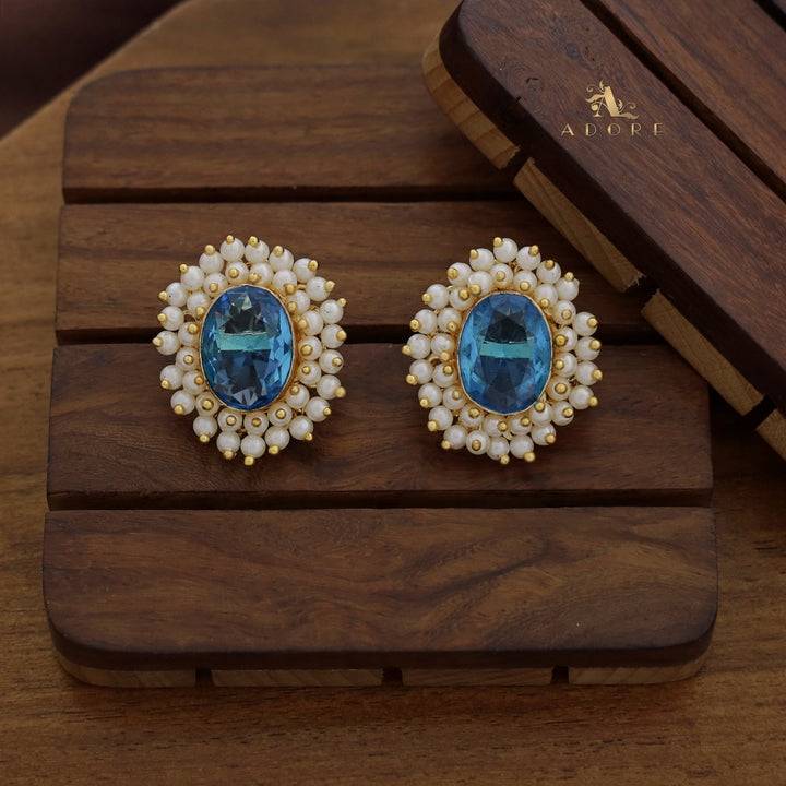 Glossy Halina Pearl Bracelet With Earring