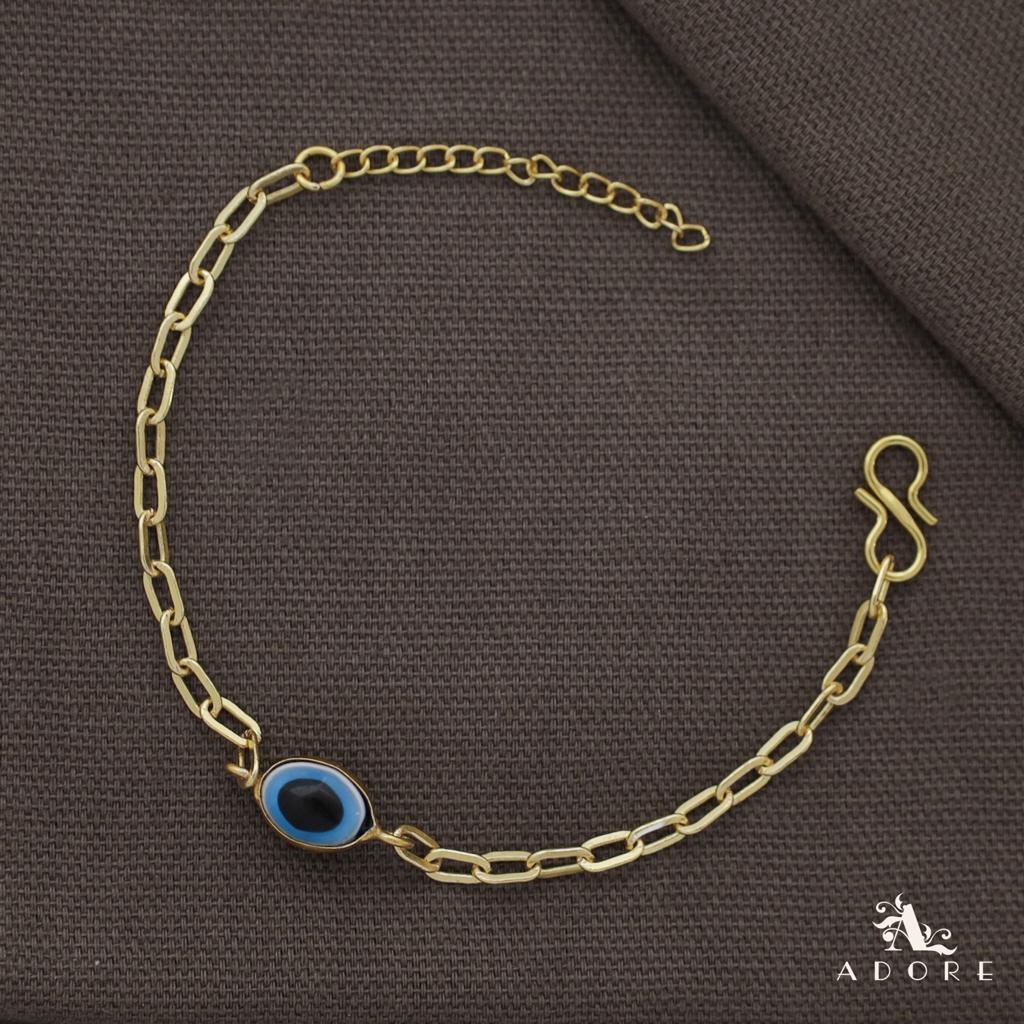 Evil Eye Golden Chain Bracelet