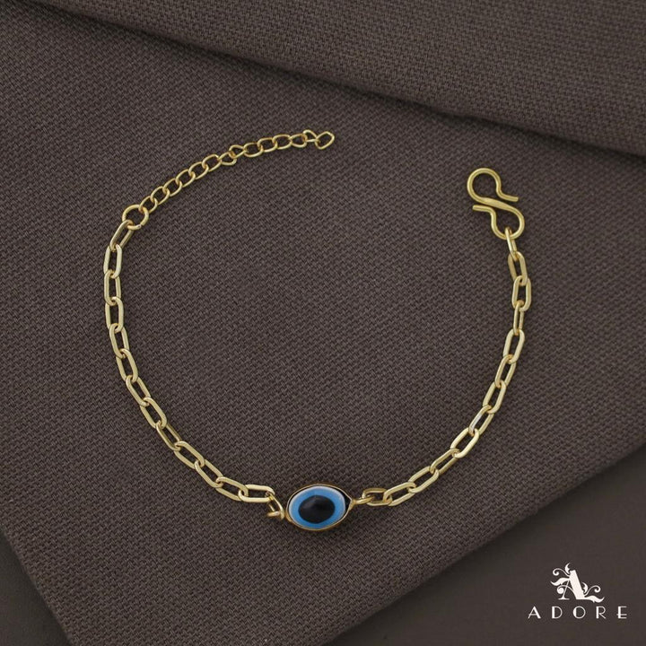 Evil Eye Golden Chain Bracelet