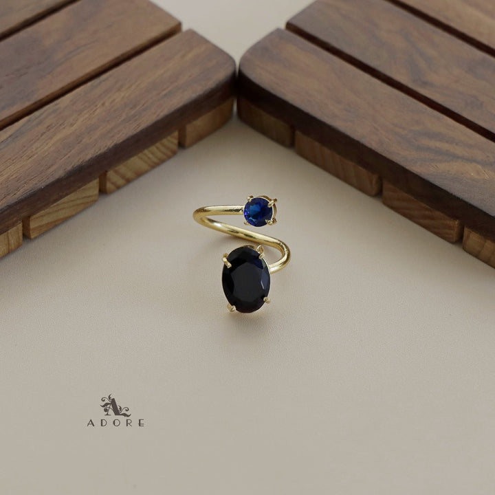 Glossy Oval And Round Ring