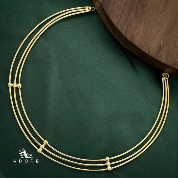 Oneeza Golden 3 layer Neck Cuff