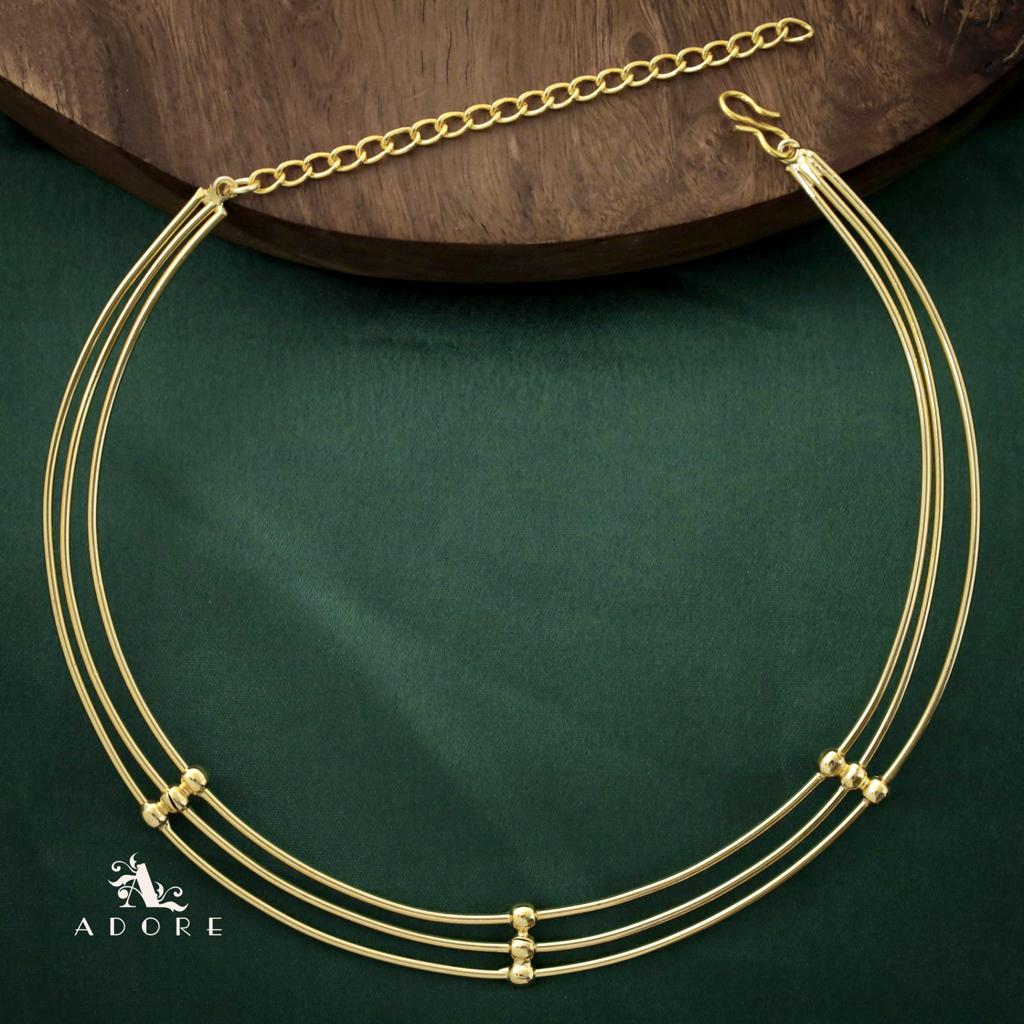 Oneeza Golden 3 layer Neck Cuff