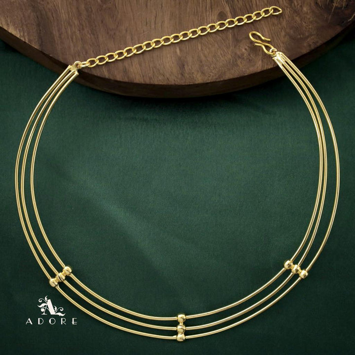 Oneeza Golden 3 layer Neck Cuff