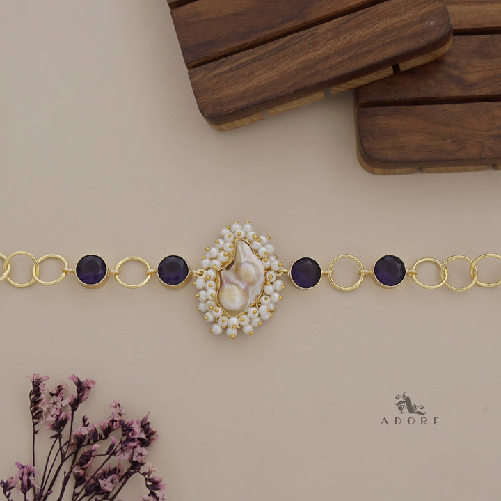 Cluster Baroque Glossy Ring Choker / Neckpiece
