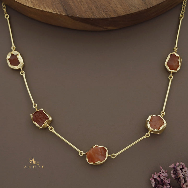 Nehal Raw Stone Short Neckpiece