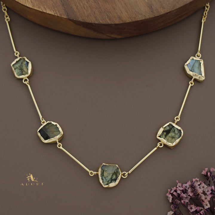 Nehal Raw Stone Short Neckpiece