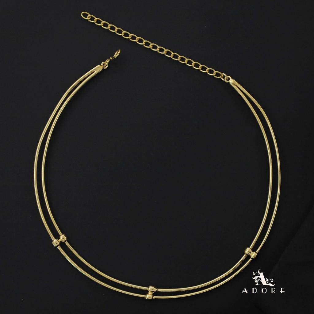 Oneeza Golden 2 layer Neck Cuff