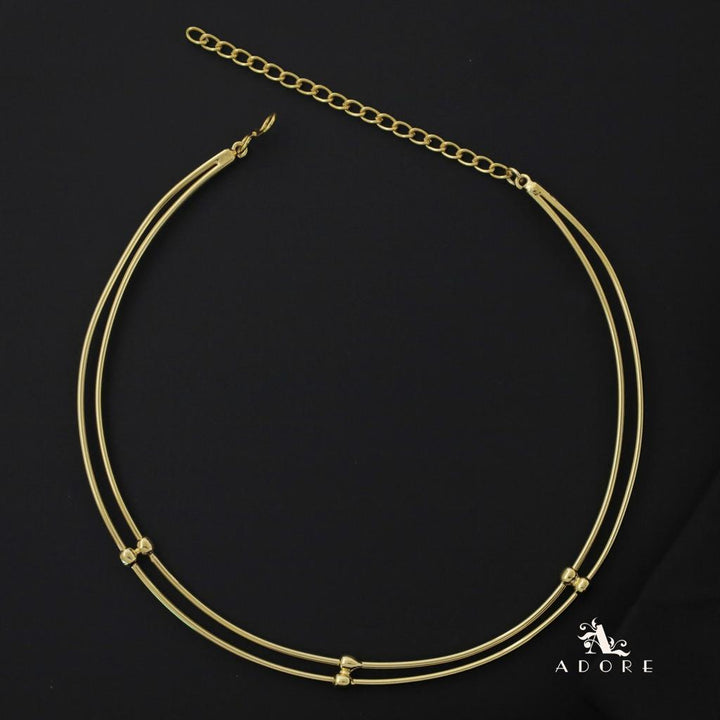 Oneeza Golden 2 layer Neck Cuff