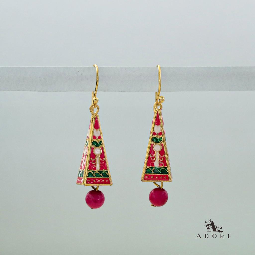 Vihana Handpainted Triangle Corn Drop