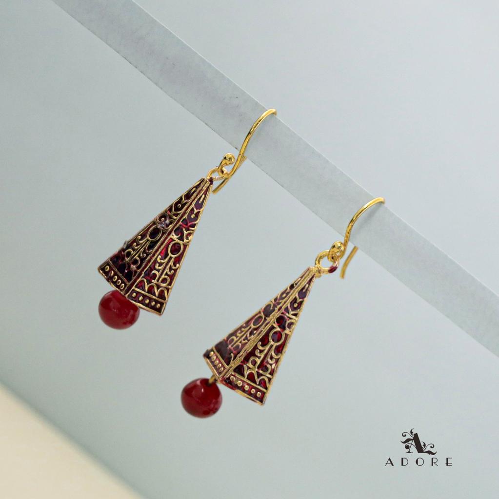 Vihana Handpainted Triangle Corn Drop