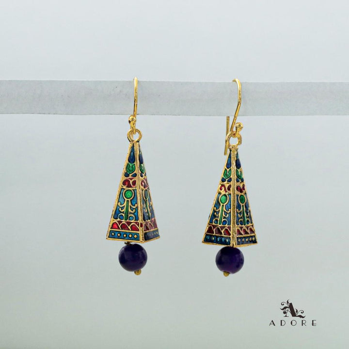 Vihana Handpainted Triangle Corn Drop