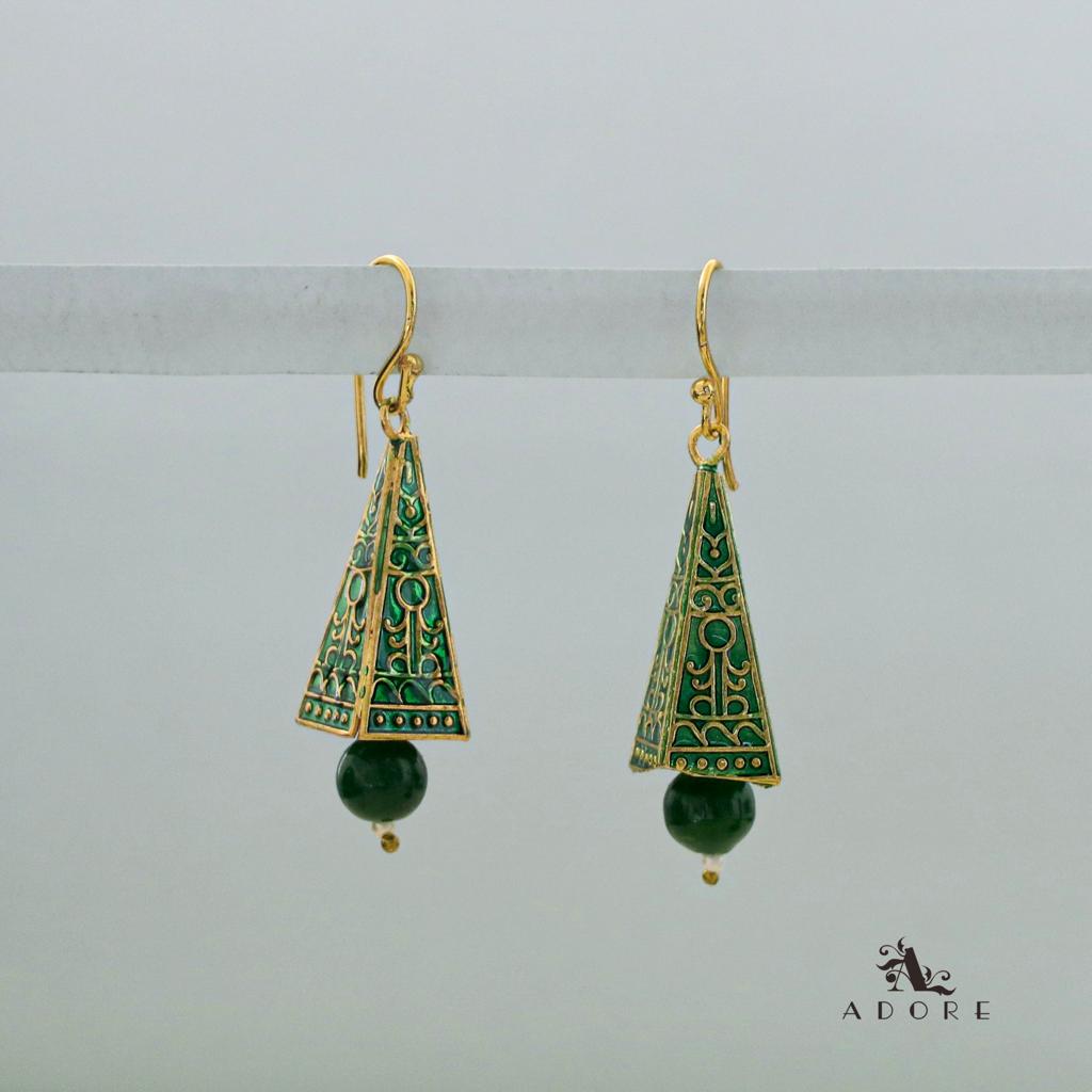 Vihana Handpainted Triangle Corn Drop