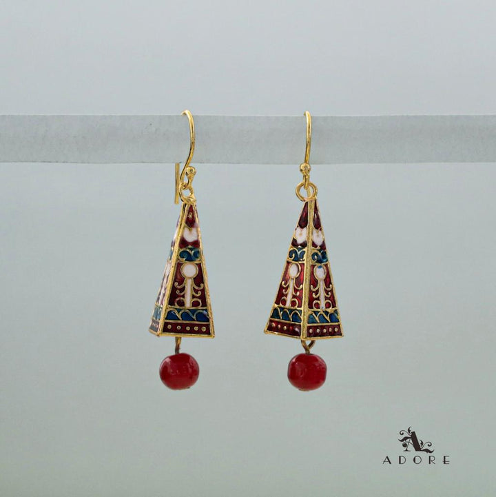 Vihana Handpainted Triangle Corn Drop