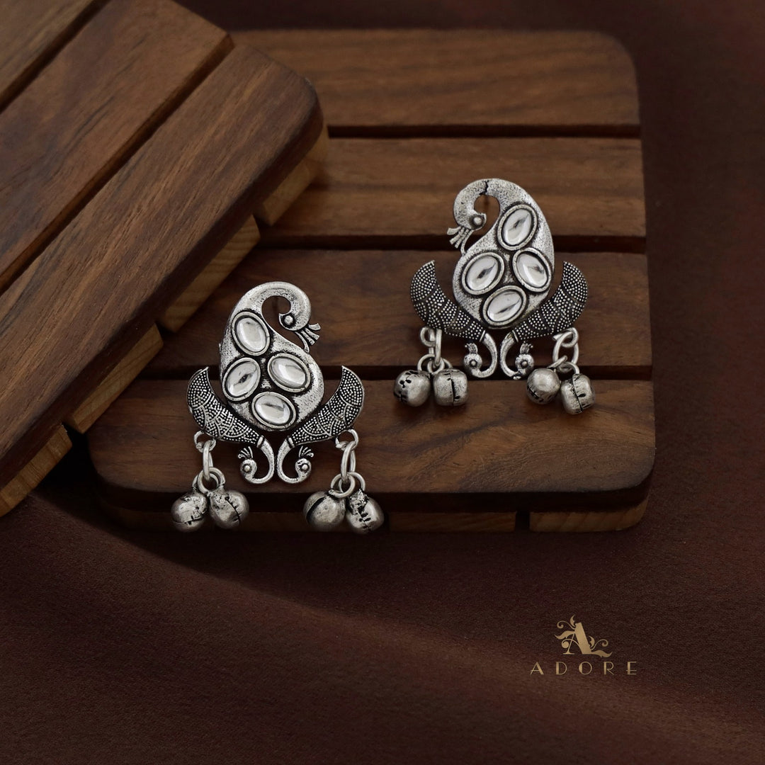 Amidha Mayoora Ghungroo Earring