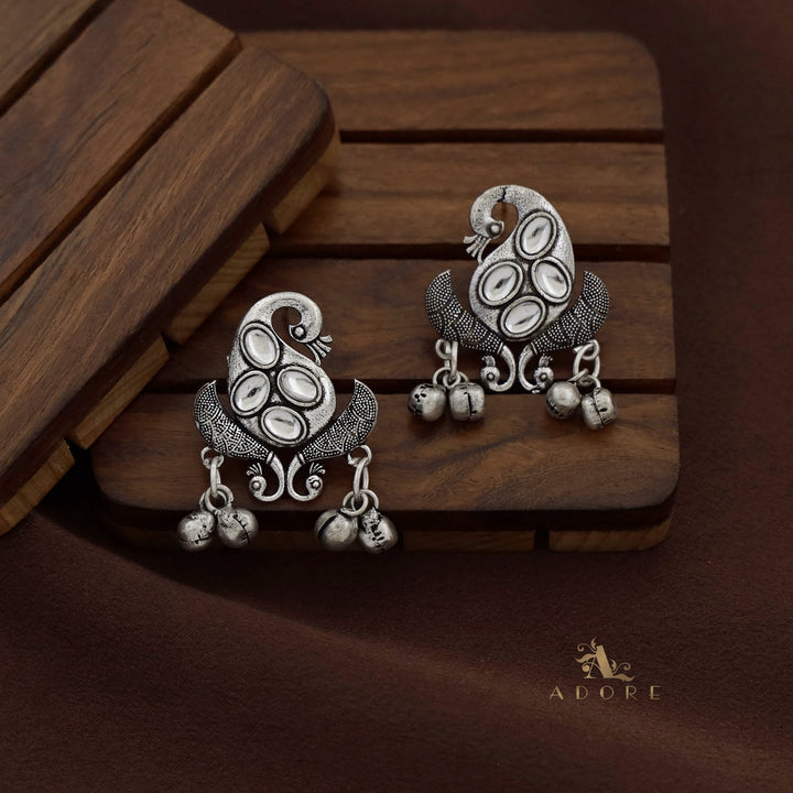 Amidha Mayoora Ghungroo Earring
