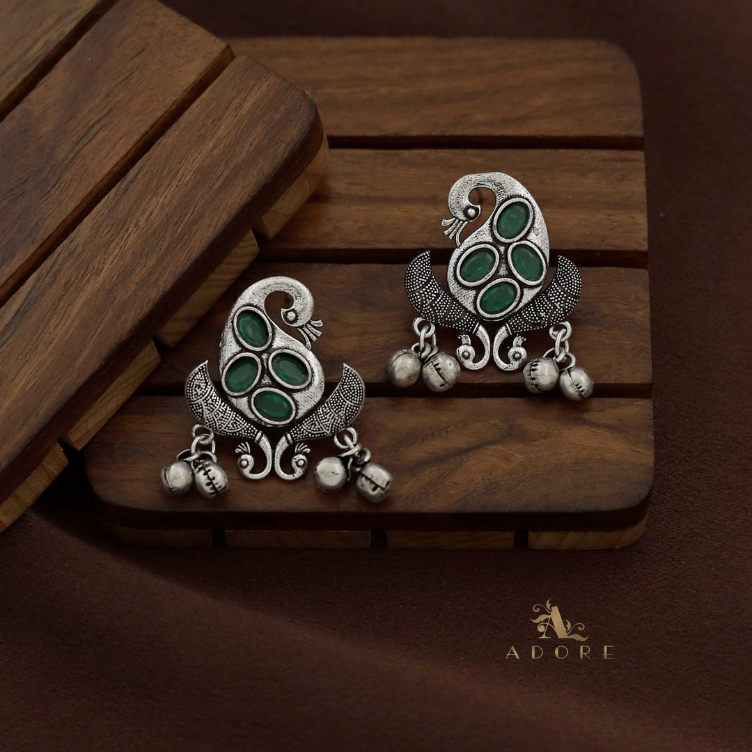 Amidha Mayoora Ghungroo Earring