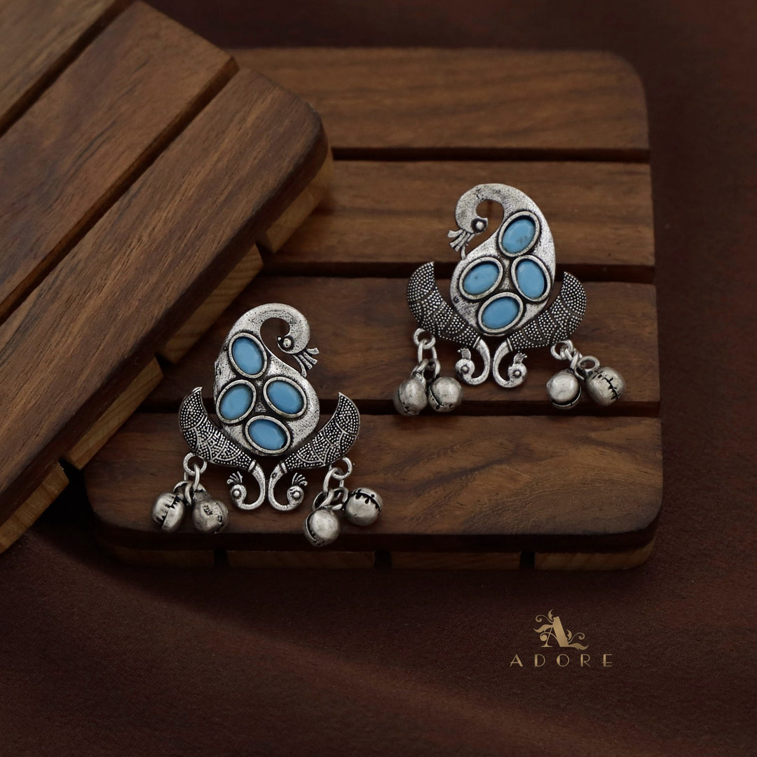 Amidha Mayoora Ghungroo Earring