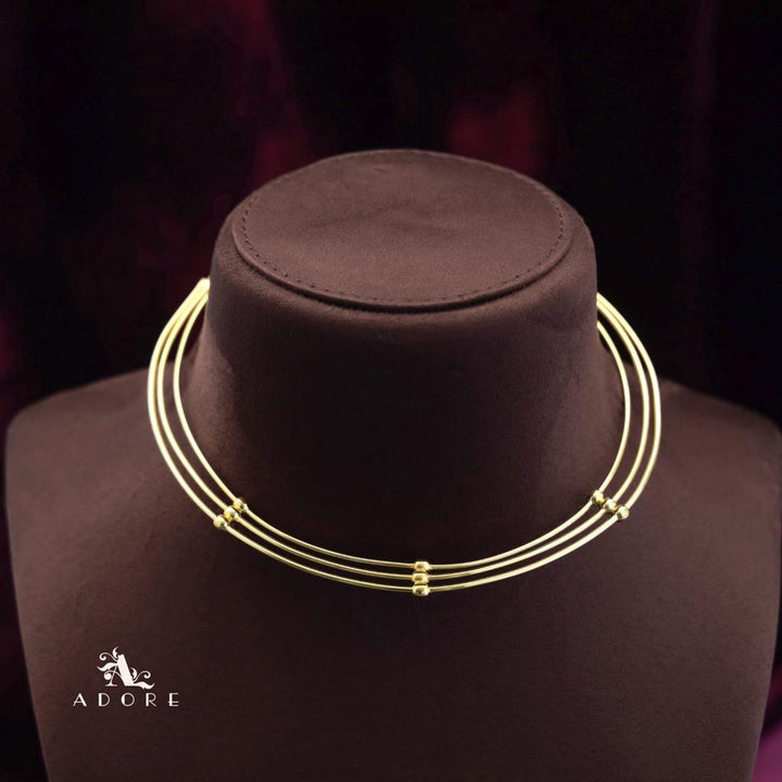 Oneeza Golden 3 layer Neck Cuff