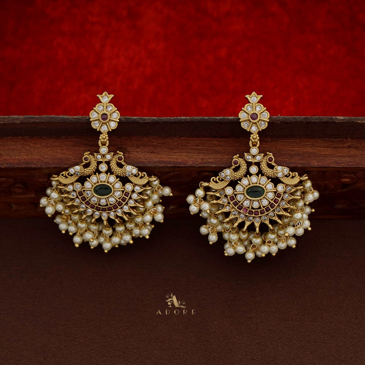 Premium Bridal Nithiksha Long Haram With Earring