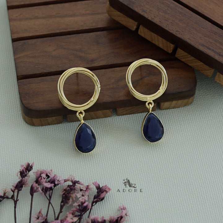 Spiral Eyna Glossy Drop Earring