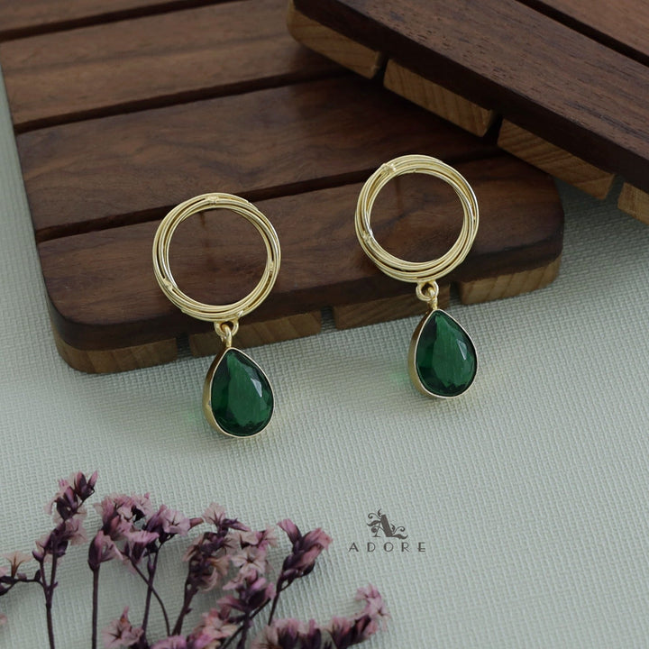 Spiral Eyna Glossy Drop Earring