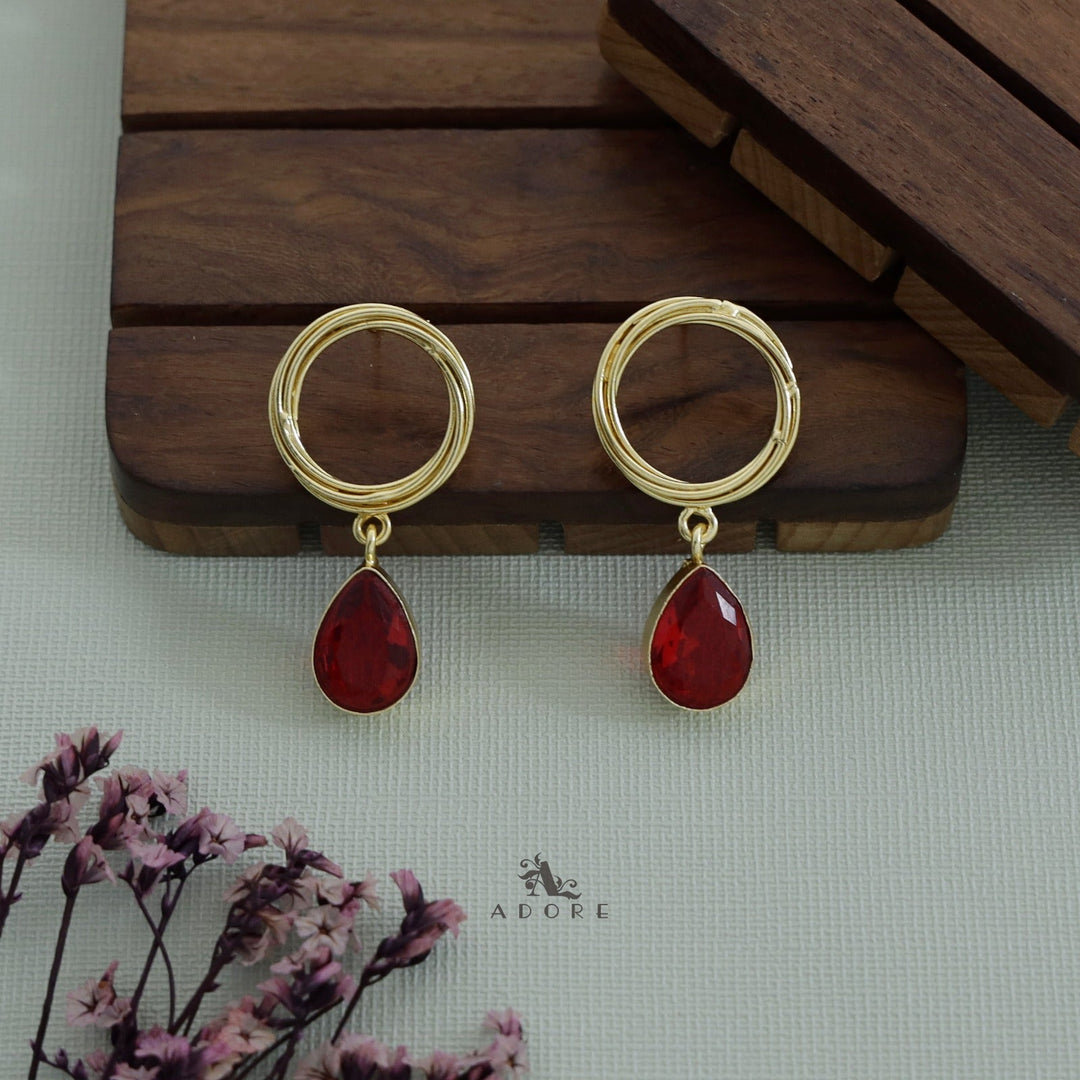 Spiral Eyna Glossy Drop Earring