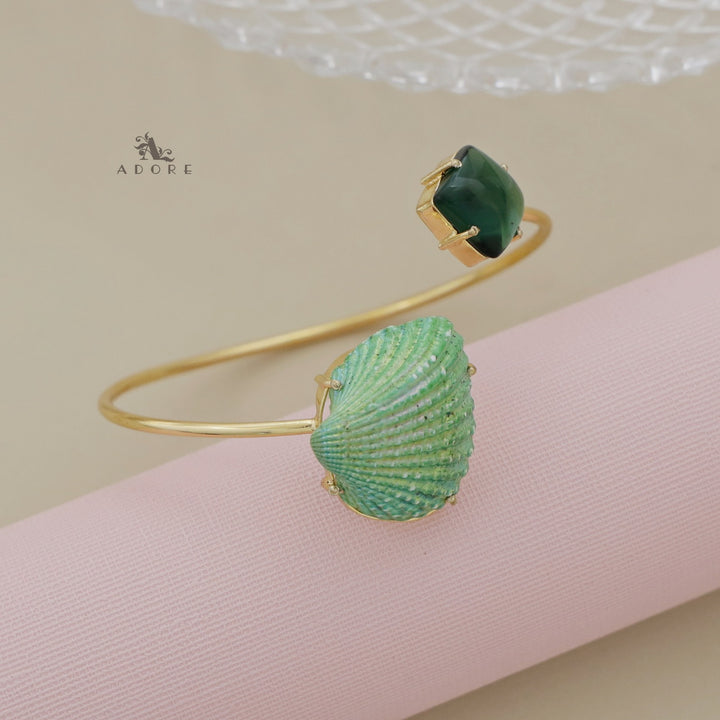 Colour Shell Glossy Diamond Bangle
