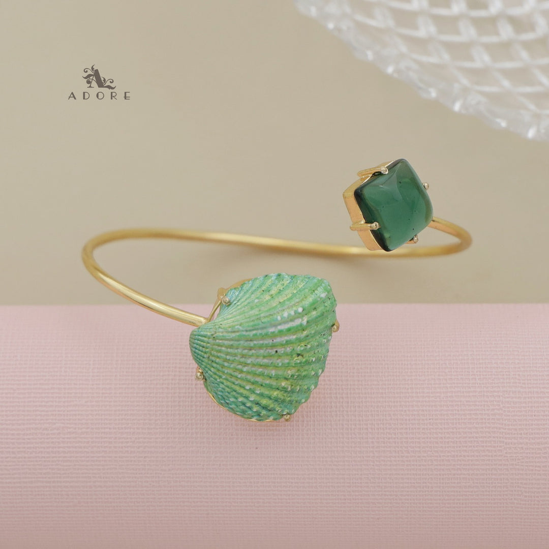 Colour Shell Glossy Diamond Bangle