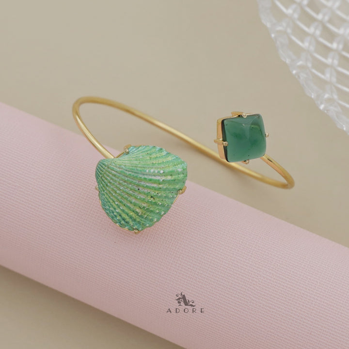 Colour Shell Glossy Diamond Bangle