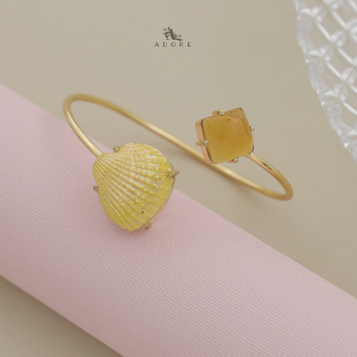 Colour Shell Glossy Diamond Bangle