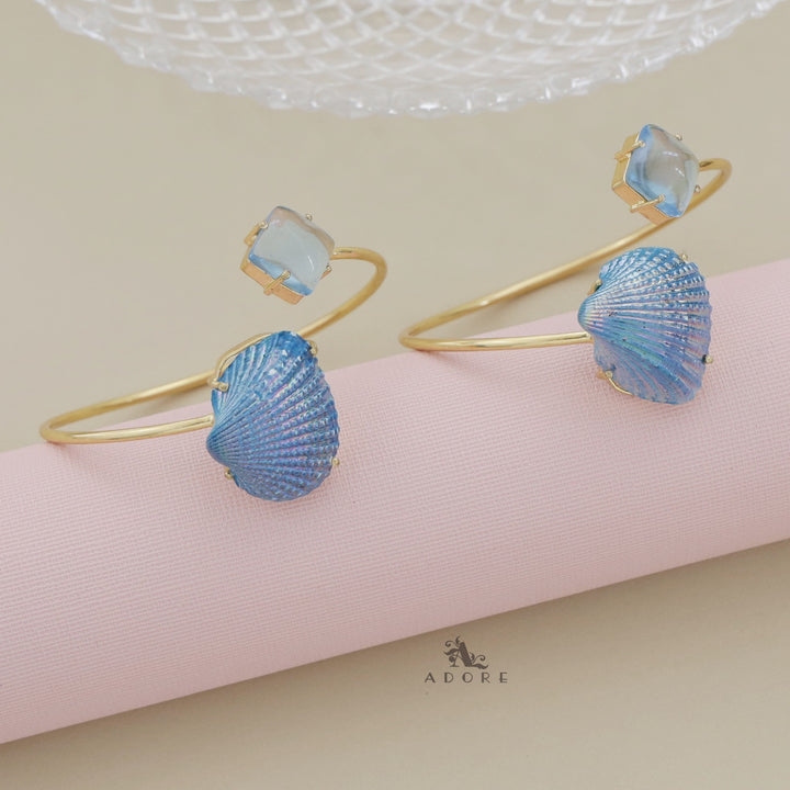 Colour Shell Glossy Diamond Bangle