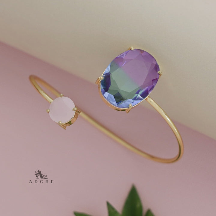 Bailee Ametrine Oval Bangle