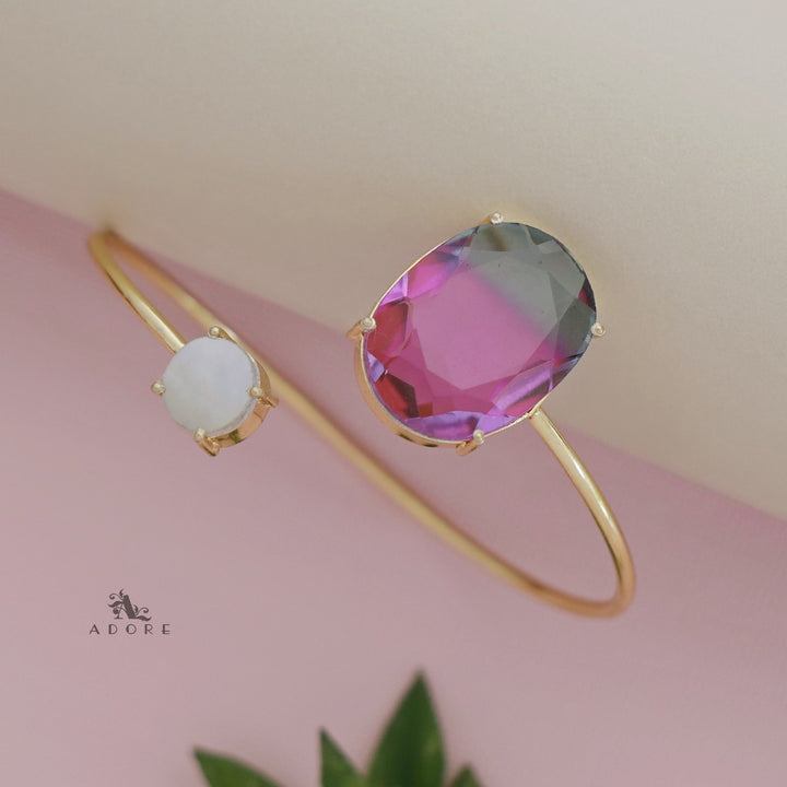 Bailee Ametrine Oval Bangle